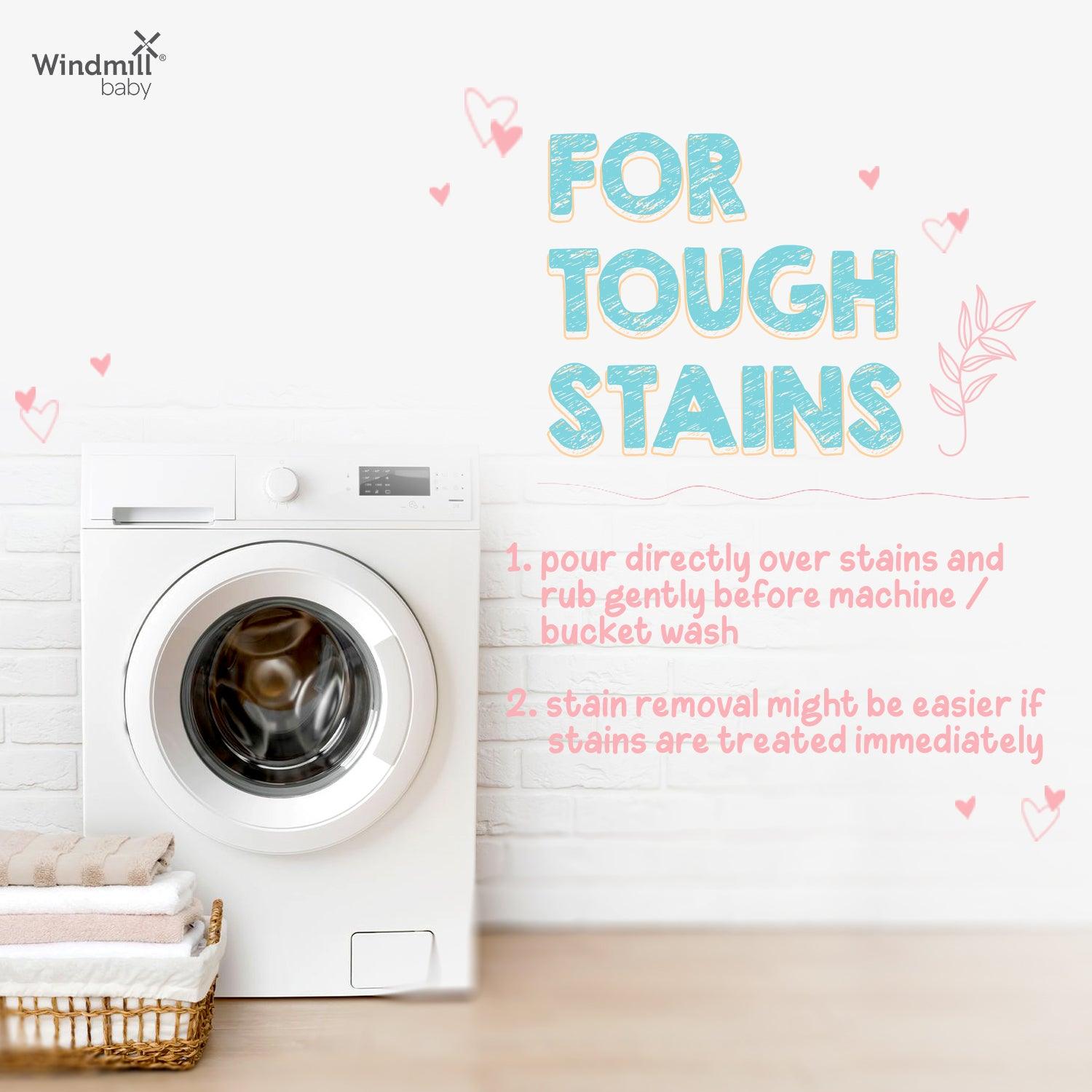 Natural Baby Laundry Detergent Fragrance Free - 2ltr - Windmill Baby